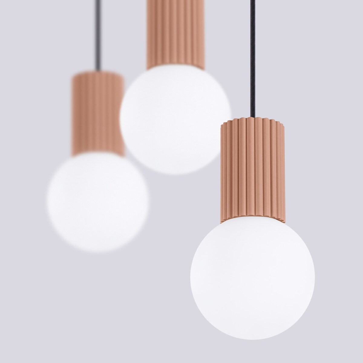 Lampa wisząca HALO 3L mocca