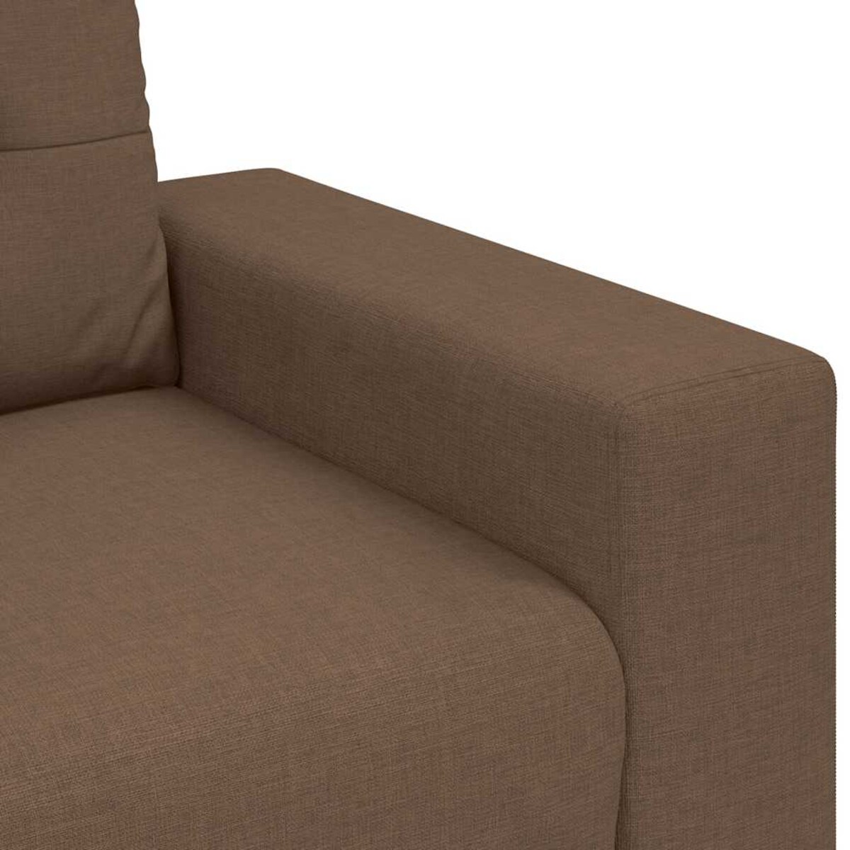vidaXL Sofa dwuosobowa, brązowa, 180x77x82 cm, tkanina
