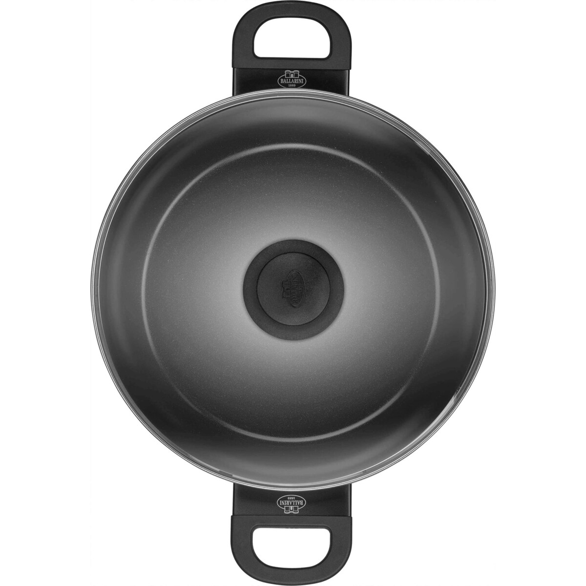 BALLARINI CAPRERA Patelnia głęboka 2H z pokrywką 28 cm niebieska