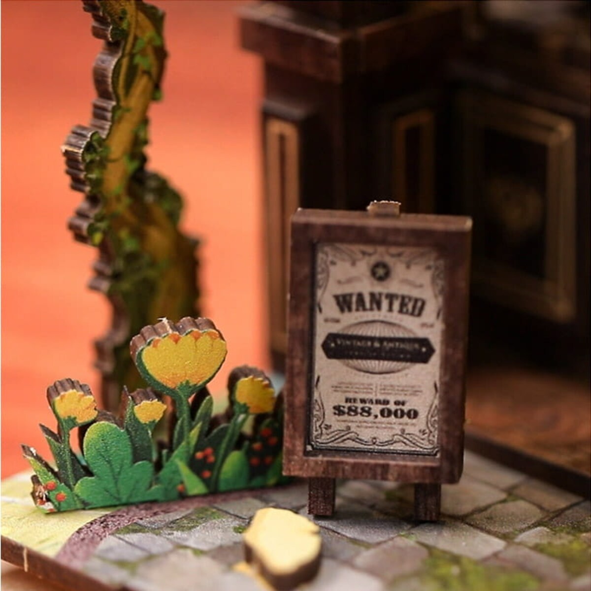 Miniaturowy domek Book Nook - Dom kawy