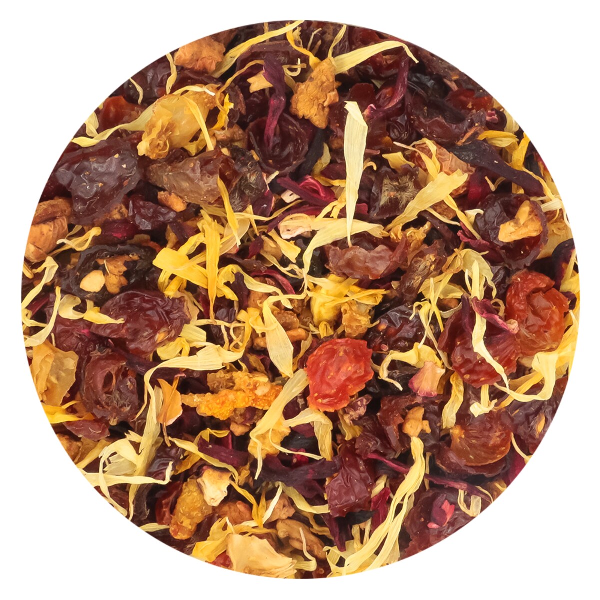 Herbata owocowa sypana OWOC MIŁOŚCI o smaku moreli i brzoskwini w śmietanie - herbata liściasta sypana mieszanka napar susz - gotowa na prezent upominek