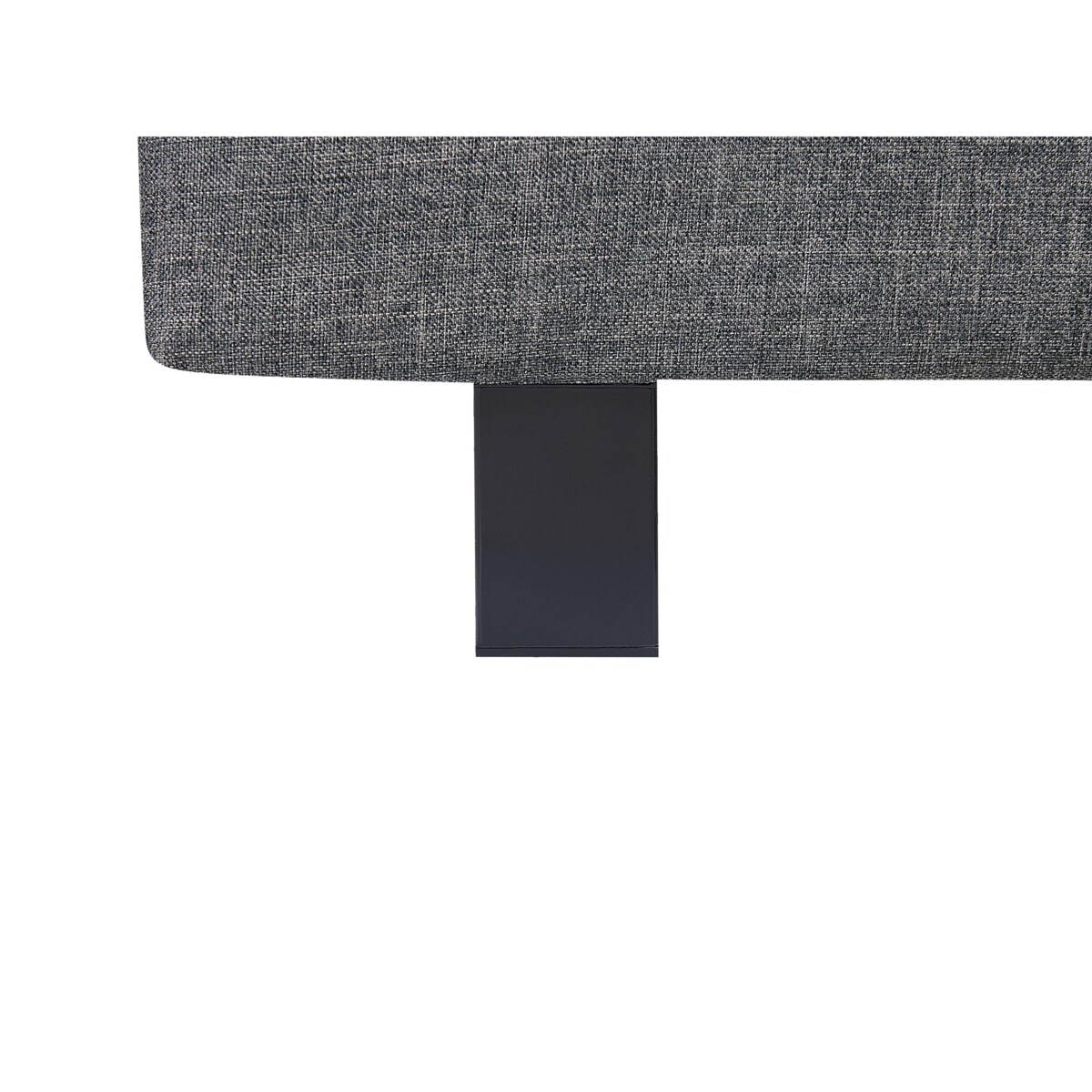 Łóżko wodne tapicerowane 180 x 200 cm szare ALBI