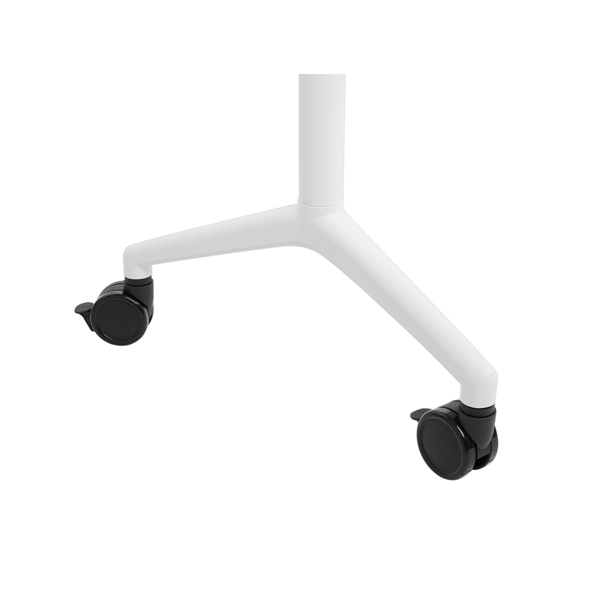 Składane biurko BENDI Biały 160 cm 60 cm Z kółkami