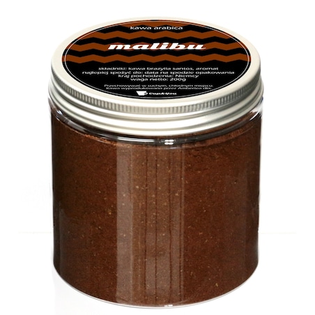 Kawa aromatyzowana o smaku MALIBU mielona deserowa ARABICA Cup&You 200g na prezent upominek dla kobiety mężczyzny faceta mamy taty żony męża