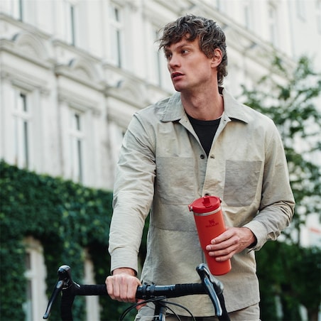 Stanley - Stanley kubek IceFlow Flip Straw 0,89 L Hot Coral