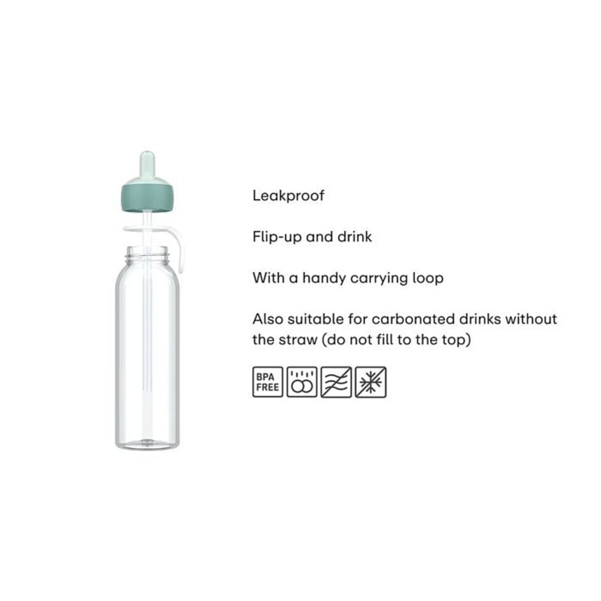 Butelka flip-up Campus 500 ml Cool Mint 107452090300