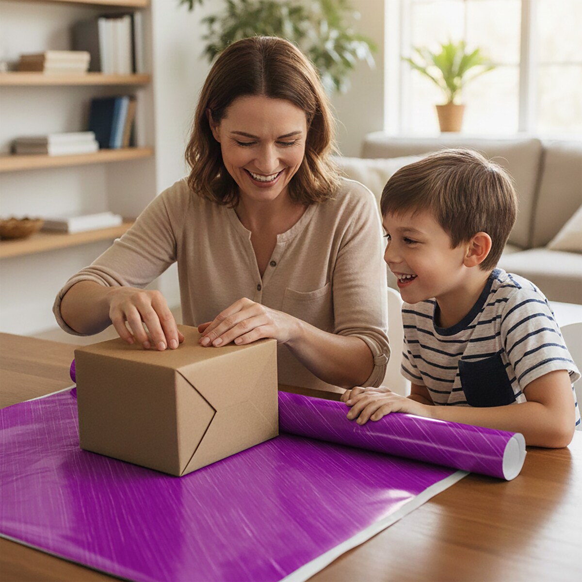 Papier Prezentowy Do Pakowania Prezentów 20 m MEGAROLKA Ozdobny Do Paczek Na Walentynki Urodziny