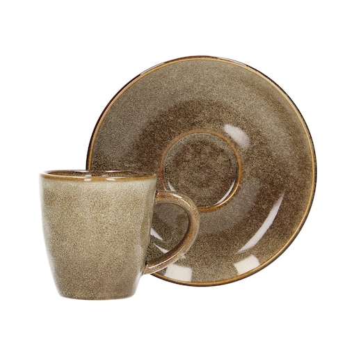 Filiżanka Gelato 80ml brown, 8,5/15 x 11,5/15 x 6,5/1,8 cm