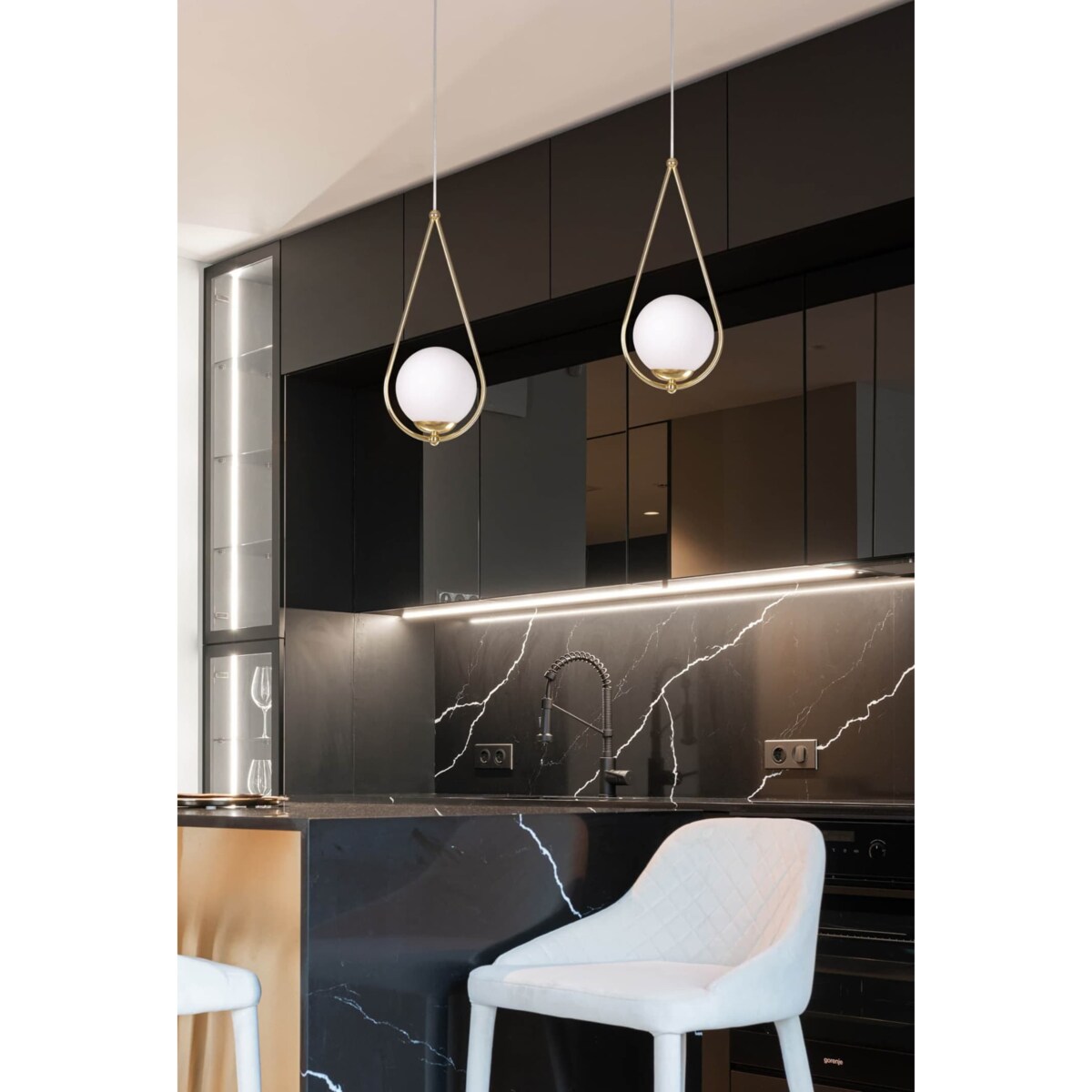 Lampa wisząca K-4775 z serii NEVE GOLD