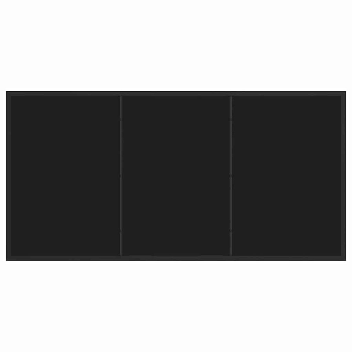 vidaXL Zestaw do jadalni w ogrodzie 5 pcs Czarny polirattan