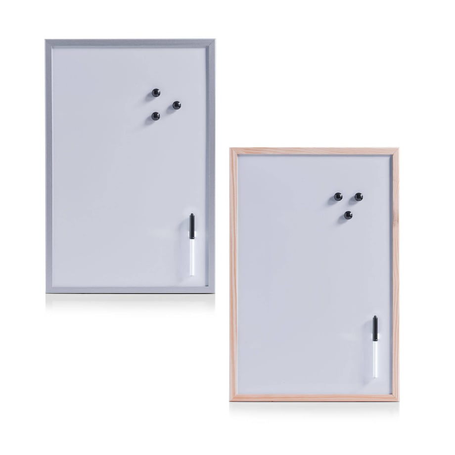 Biała tablica magnetyczna z pisakiem, 40 x 60 cm