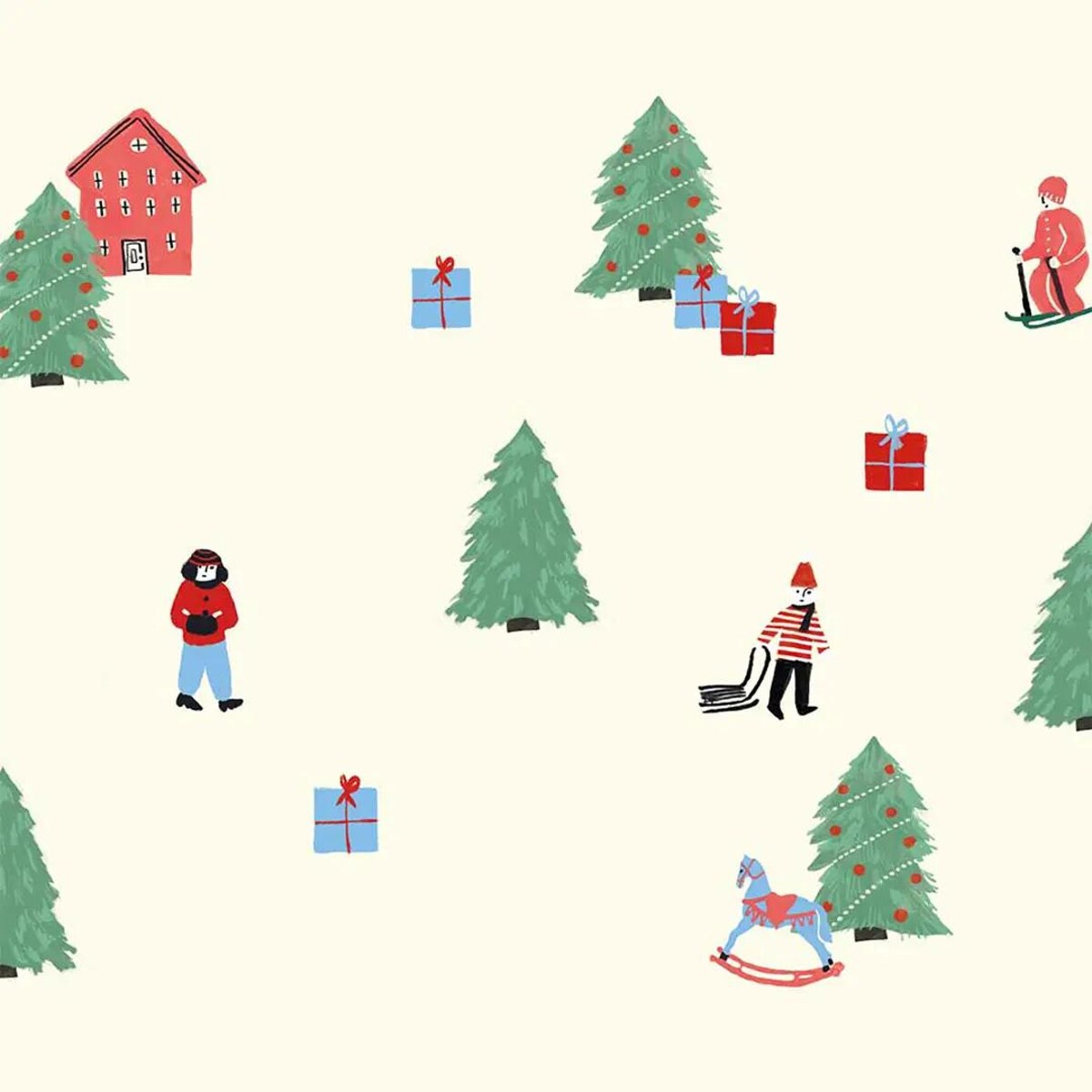 Podkładki świąteczne - Świąteczny pejzaż