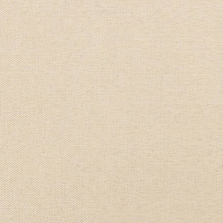 vidaXL Zagłówek uszak, kremowy, 83x16x78/88 cm, tkanina