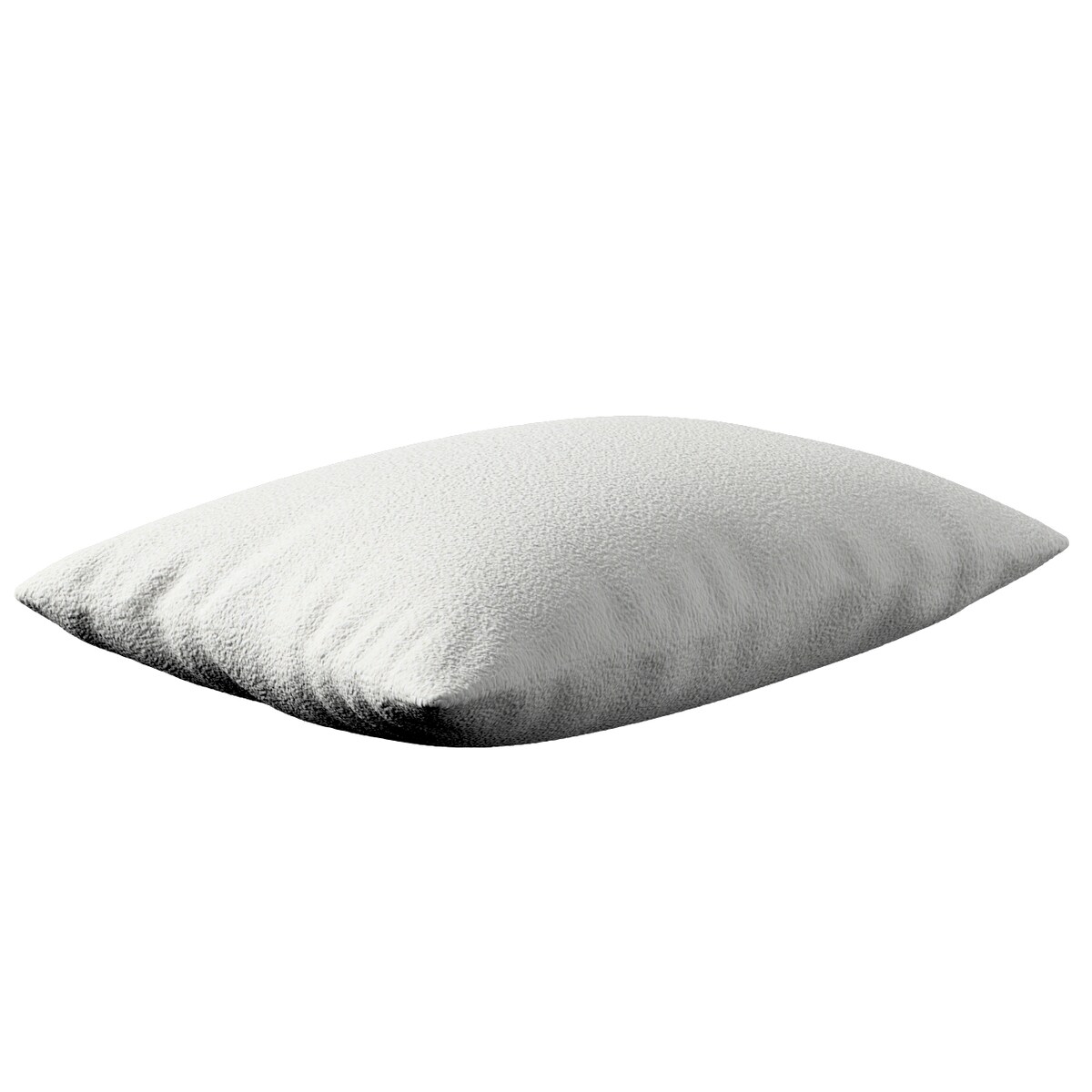 Poszewka Kinga na poduszkę prostokątną 60x40 biała bukla