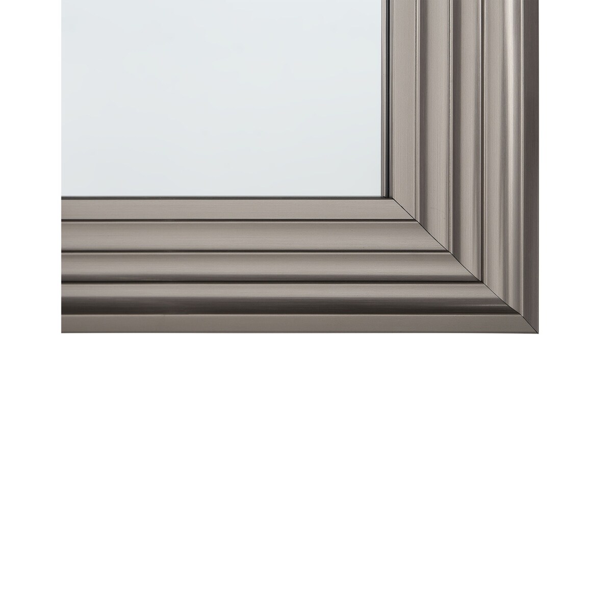Lustro ścienne CHATAIN 61 cm 91 cm Srebrny