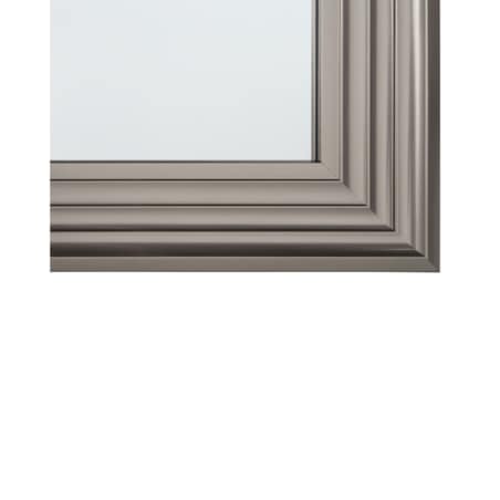 Lustro ścienne CHATAIN 61 cm 91 cm Srebrny