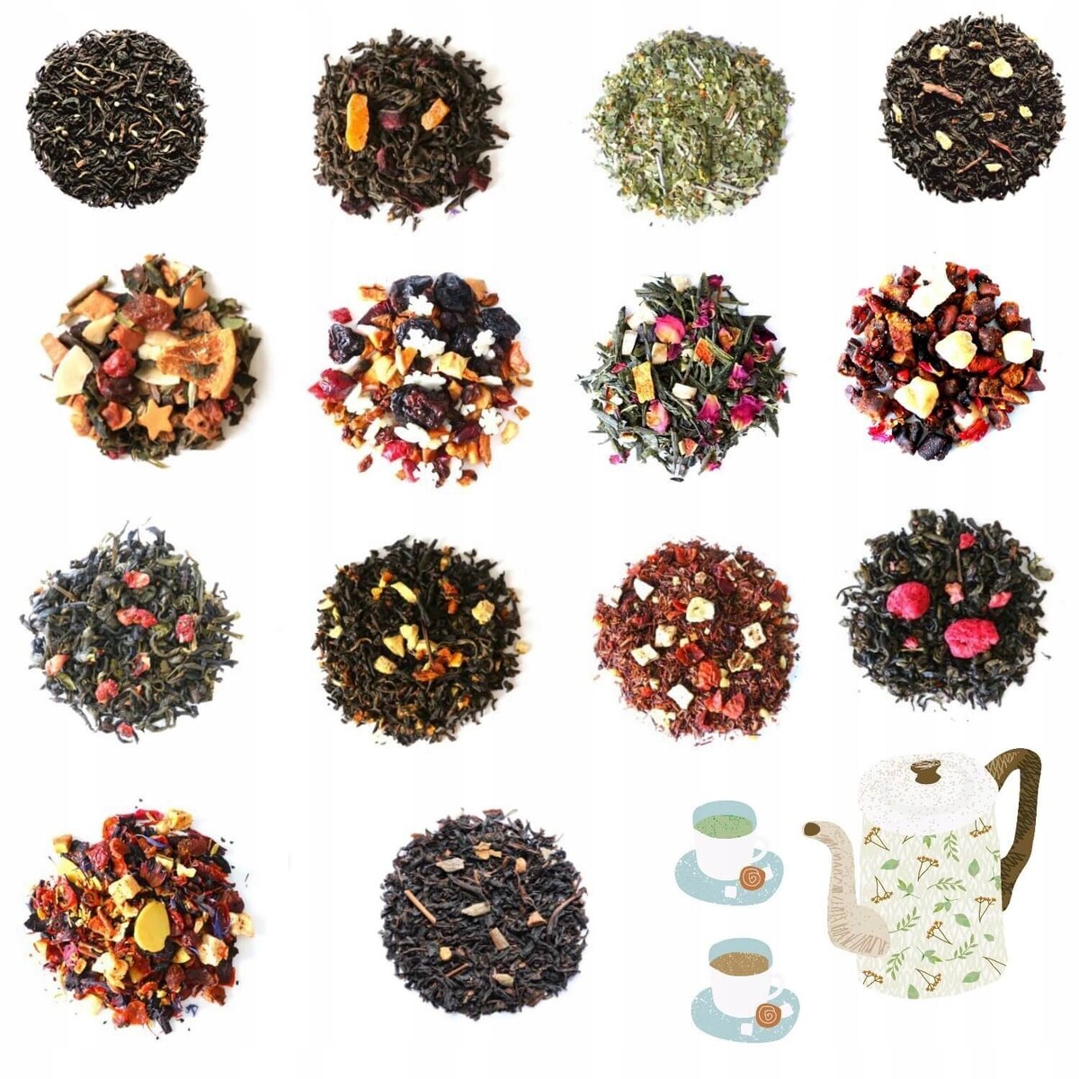 ŚWIĄTECZNY CRACKER ZESTAW 14 HERBAT SYPANYCH W SASZETKACH - PREZENT UPOMINEK NA MIKOŁAJA ŚWIĘTA GWIAZDKĘ BOŻE NARODZENIE POD CHOINKĘ DLA KOBIETY FACETA ŻONY MĘŻA