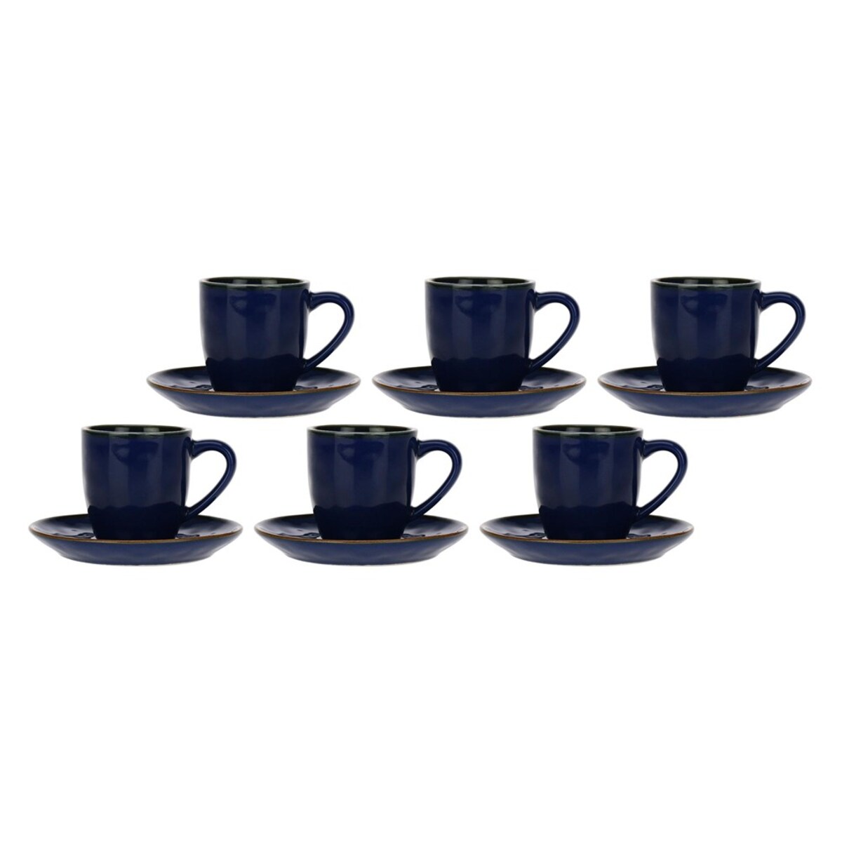 Zestaw 6 filiżanek do espresso Concerto Blu Cobalto - Kobaltowy, 90 ml