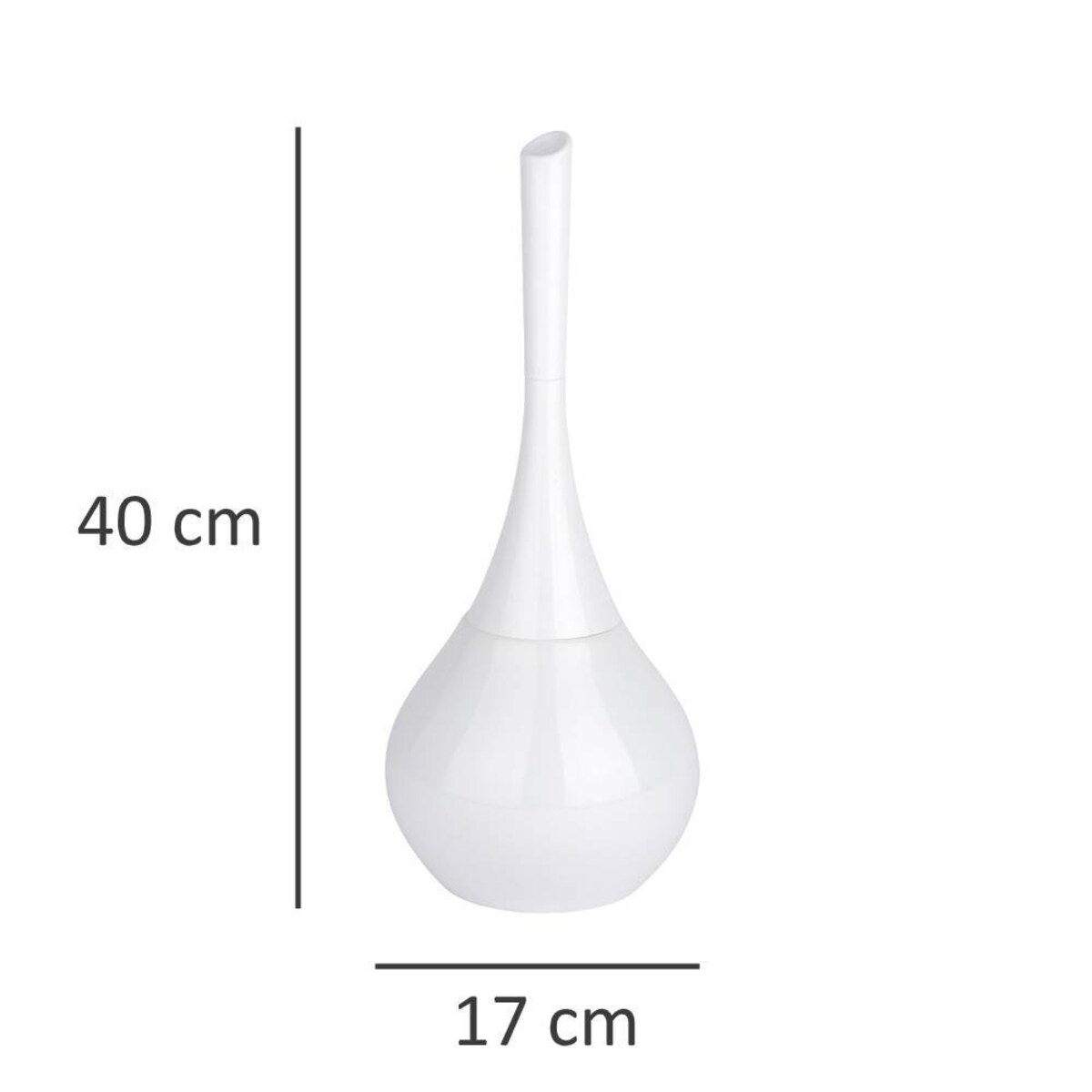 Pojemnik na szczotkę FLAKON + szczotka WC, WENKO