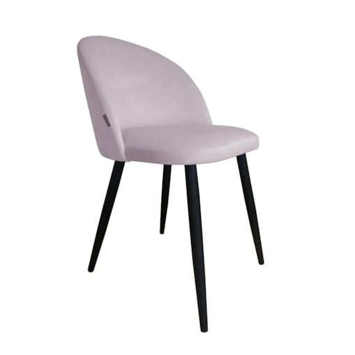 Krzesło CLAUDINE 1 VELVET jasno różowe