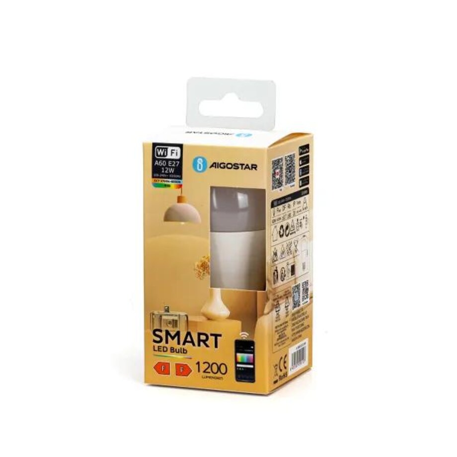 inteligentna żarówka wifi wb a60 e27 12w rgb+cct