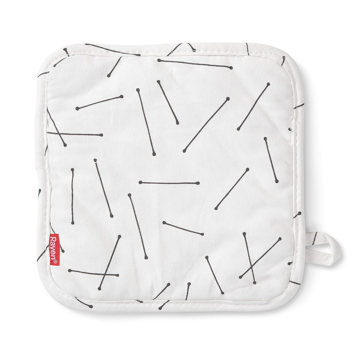 Łapka do garnków Rayen - 21 x 21 cm, Biały