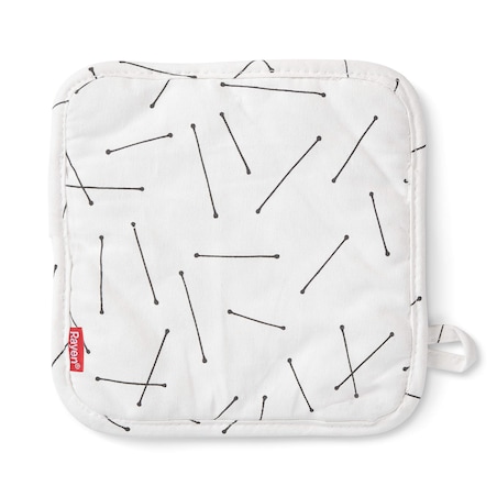 Łapka do garnków Rayen - 21 x 21 cm, Biały