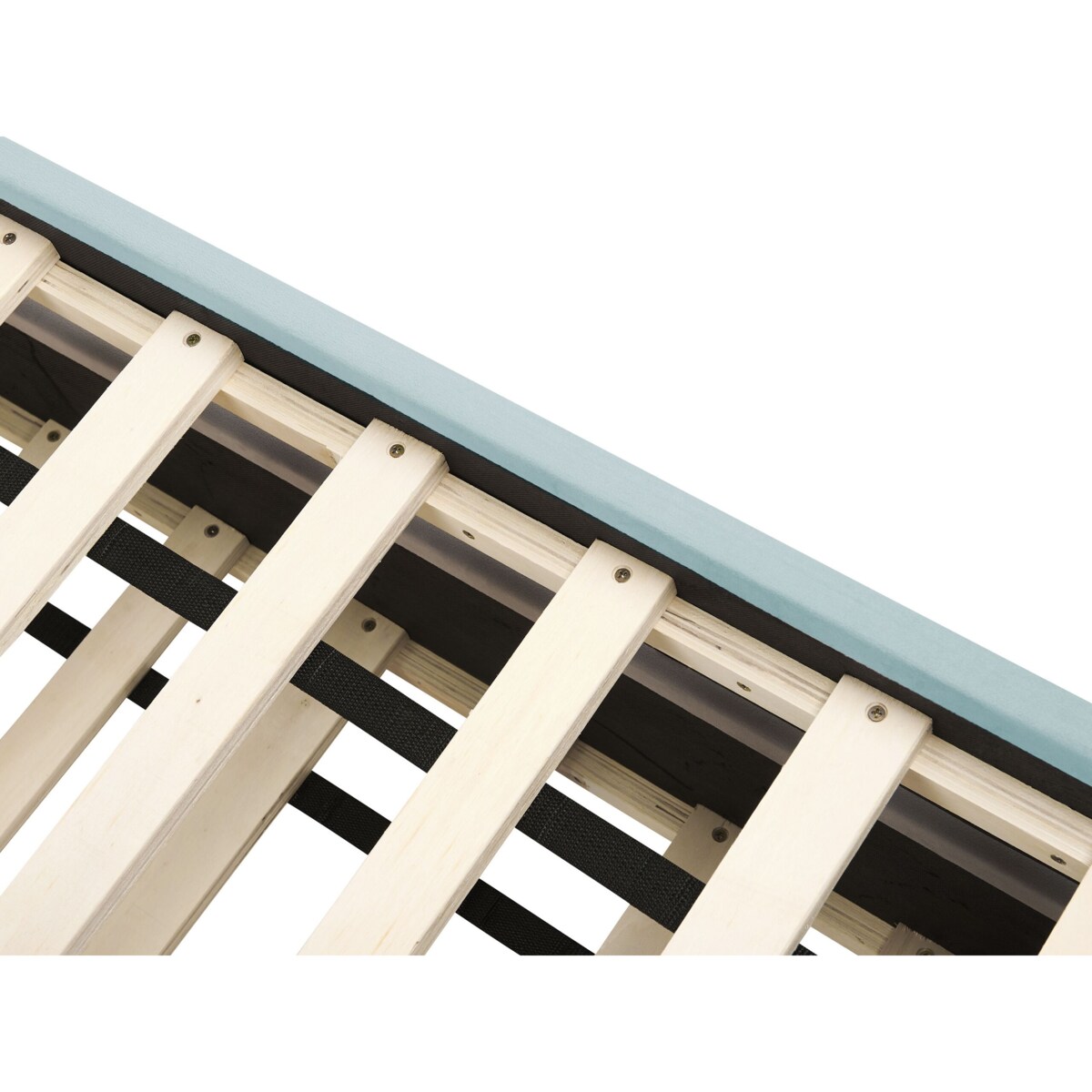 Łóżko wysuwane welurowe 90 x 200 cm miętowo zielone CHAVONNE