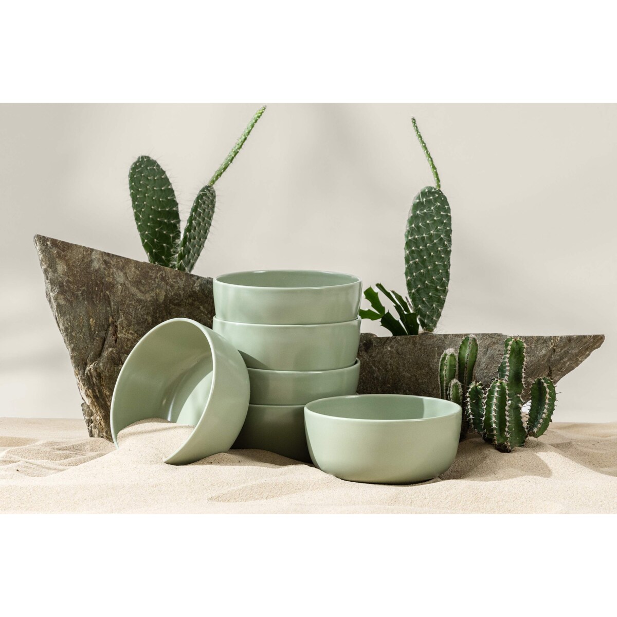 Konsimo VICTO Miska 6szt., pistacjowy