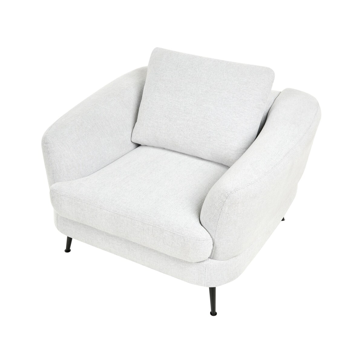 Fotel KJAER Złamana biel