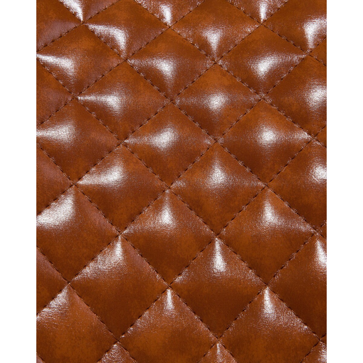 Zestaw 2 krzeseł do jadalni ekoskóra brązowy SOLANO