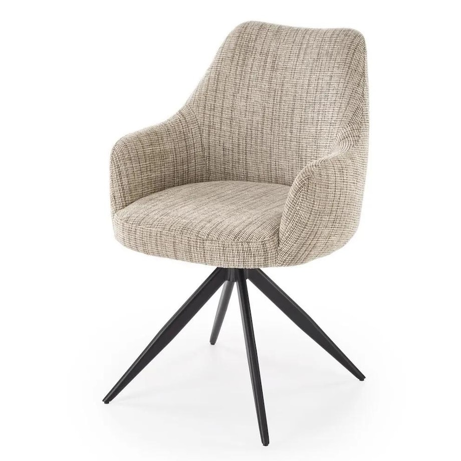 Krzesło tapicerowane K564 beżowe obracane