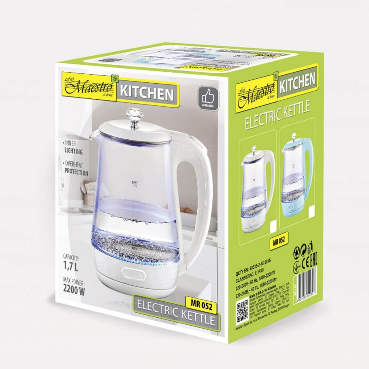 Maestro czajnik elektryczny MR052WHITE