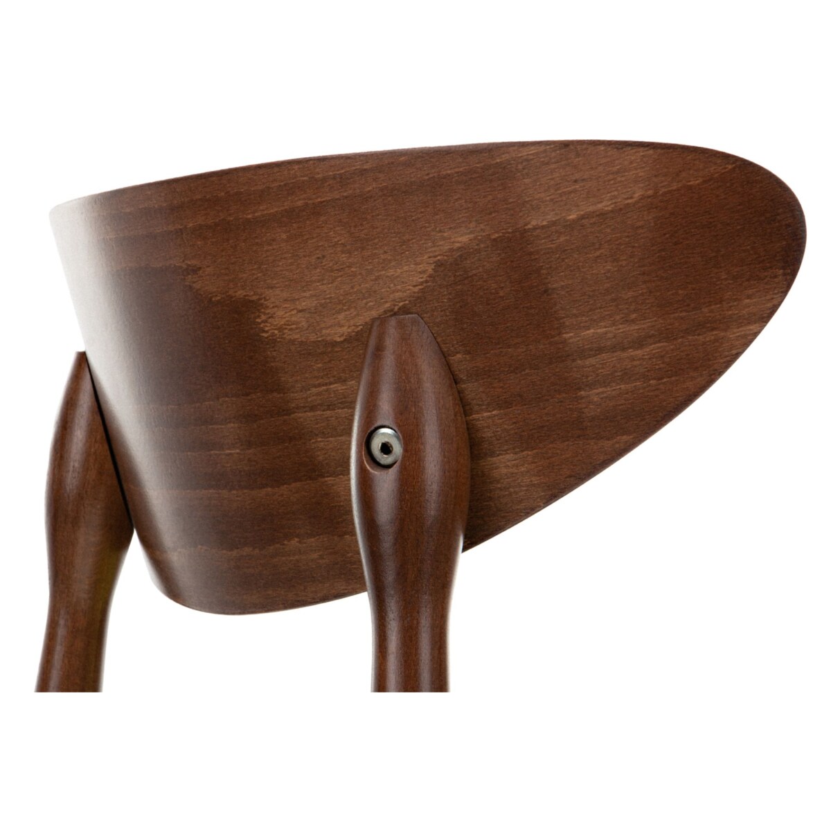 KONSIMO RABI drewniane krzesła 2 sztuki orzech czarny welur