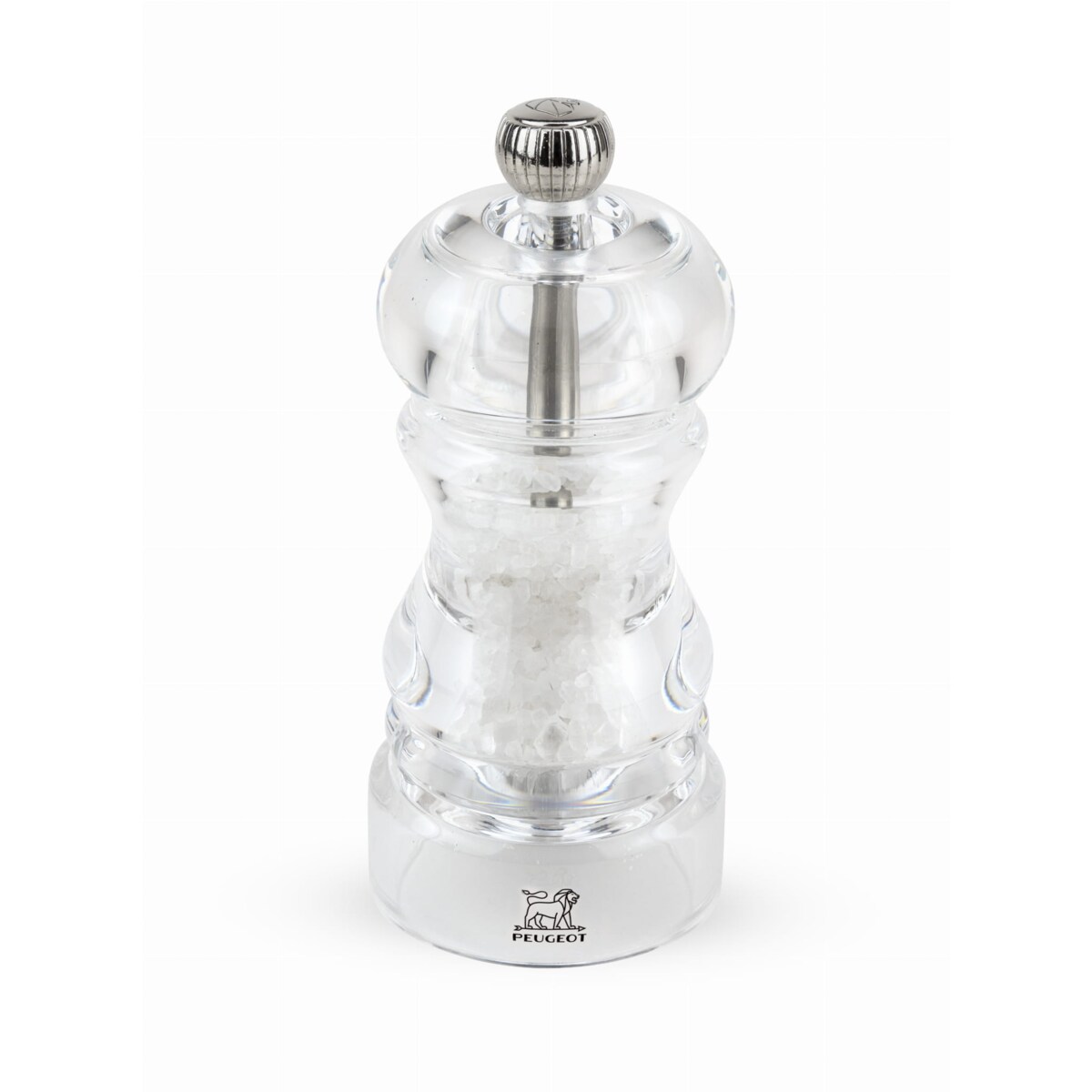 Peugeot Młynek do soli Nancy, 12cm, arkyl, tradycyjny przezroczysty