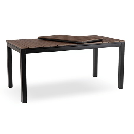 Stół Ogrodowy Rozkładany Na Ogród Działka Taras Orzech Czarny ARGOS 160-210