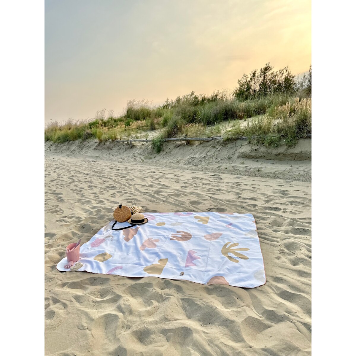 Ręcznik kąpielowy OLYA KIDS wzór ORGANIC BEACH XL 180x160cm