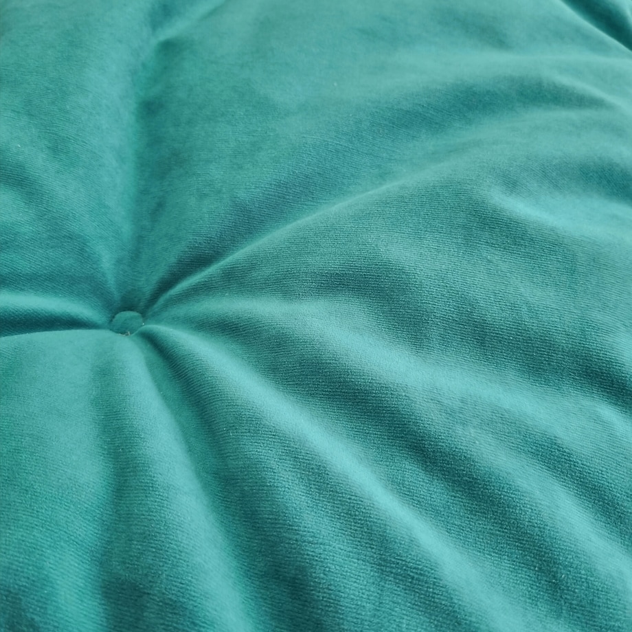 Poduszki na meble ogrodowe bez oparcia, 100x40 cm, Turkus