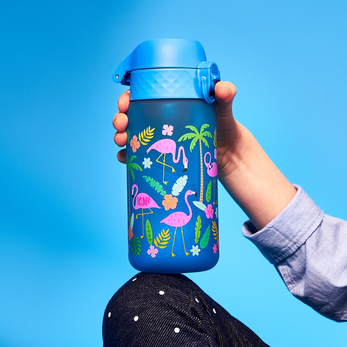 Butelka ION8 I8RF350PBFLAM Flamingos