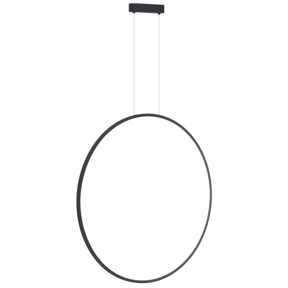 Wisząca lampa Saturno ML8856 Milagro LED 46W 4000K do jadalni IP44 czarna