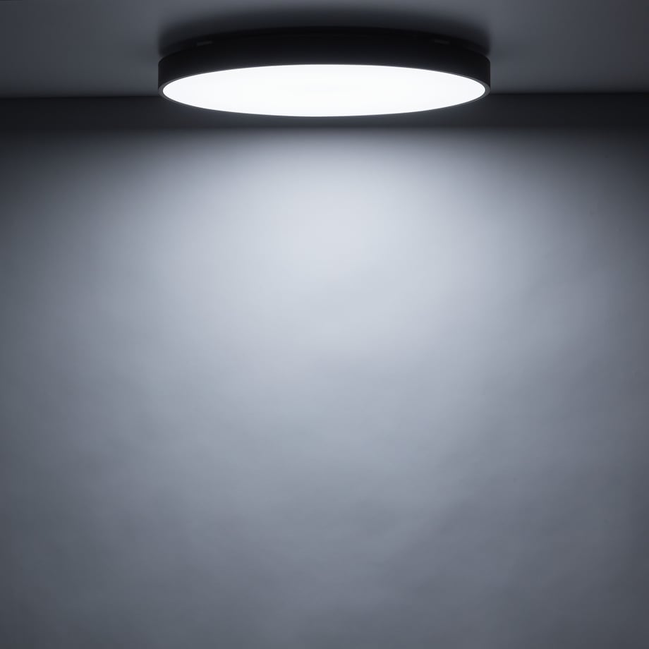 Lampa Sufitowa Łazienkowa Tk Lighting Velis Brązowy Plafon Led 40W Ip54 Zmienna Barwa, Ściemniany