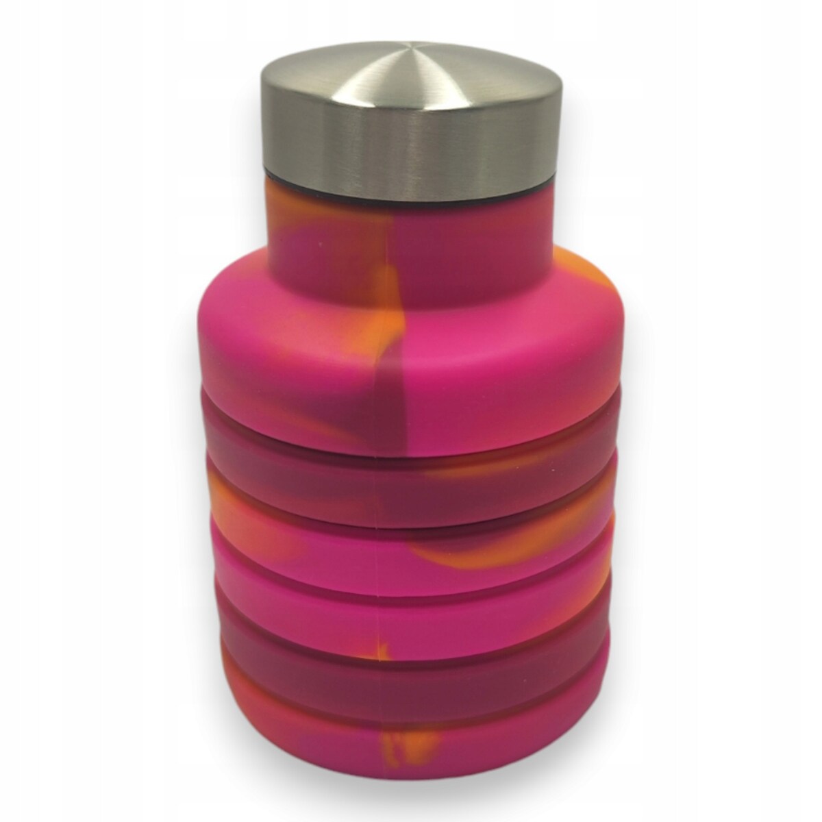 Butelka do picia wody bidon silikonowy składany Kompaktowa podróżna 500 ml