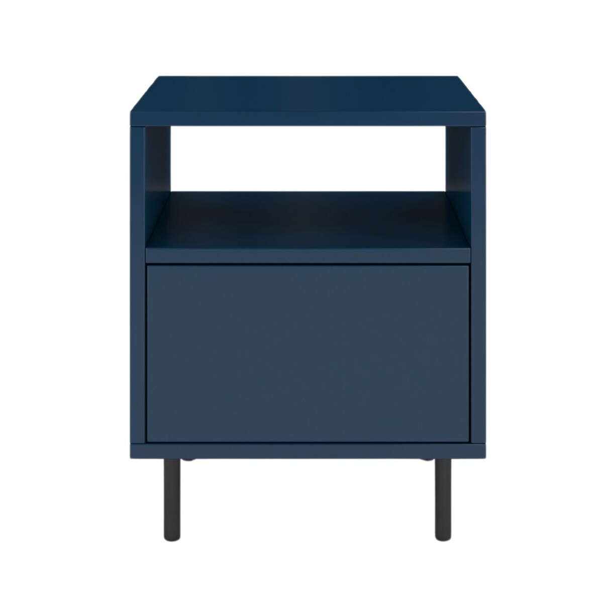 Granatowa nowoczesna szafka nocna Dancan MIRKA