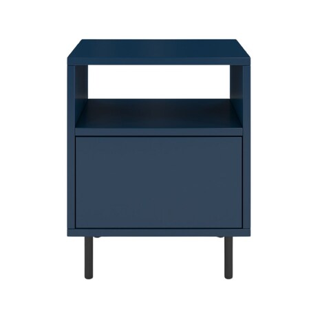 Granatowa nowoczesna szafka nocna Dancan MIRKA