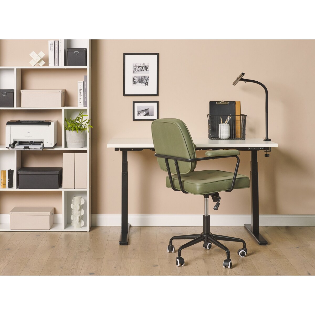 Lampa biurkowa zaciskowa czarna AURIGA