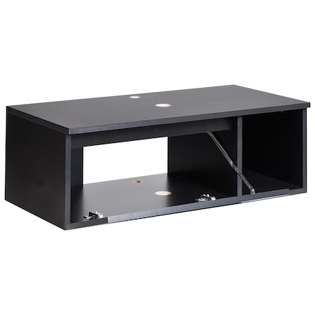 Szafka łazienkowa wisząca pod umywalkę RUPANCO 80 cm Czarny