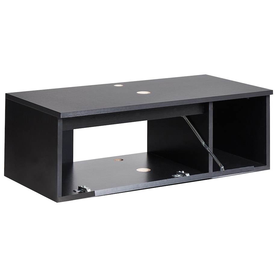 Szafka łazienkowa wisząca pod umywalkę RUPANCO 80 cm Czarny