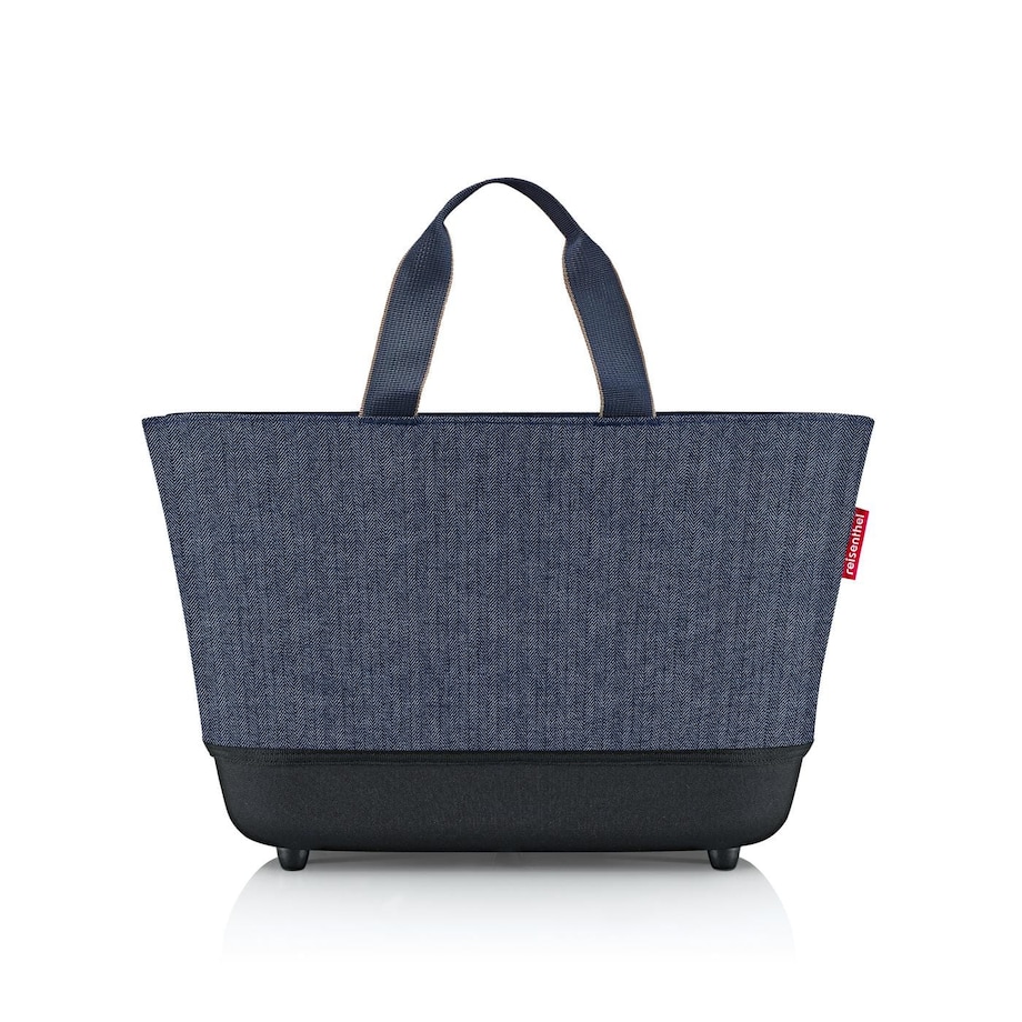 Koszyk SHOPPINHBASKET, herringbone dark blue