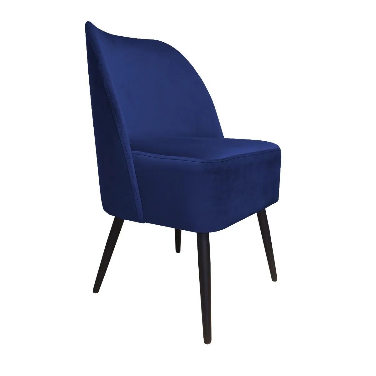 Fotel DUNAJ VELVET granatowy