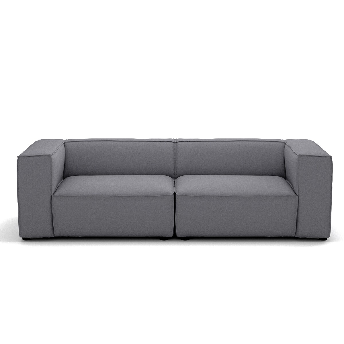 Sofa 4 osobowa Modularis - Szary Welur
